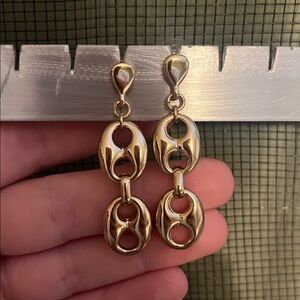LOFT Gold Dangle Earrings